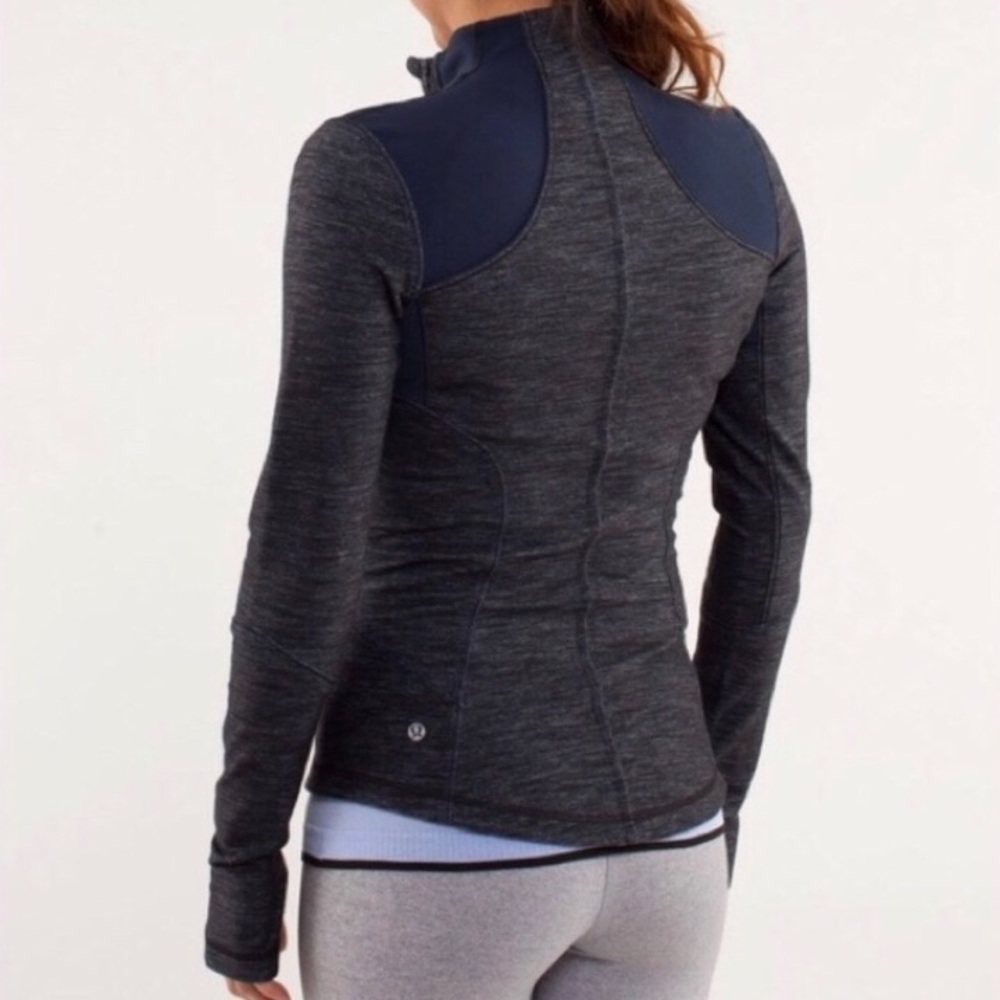 LuLulemon Forme Jacket Slub Denim Inkwell NWOT